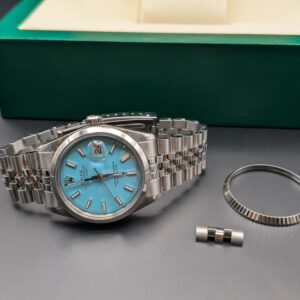 Vintage Rolex 1601 Datejust – Custom Turquoise Dial