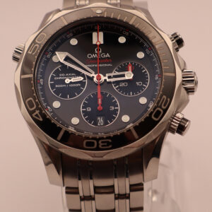 Omega Seamaster Diver 300M Co Axial Chronograph 44mm Steel / Black – Ref. 212.30.44.50.01.001 Full Set