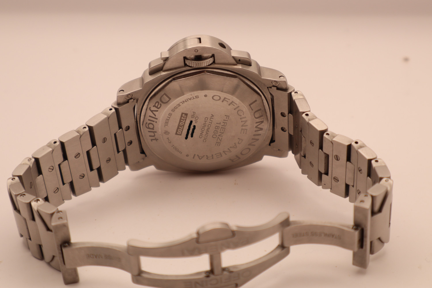 Panerai PAM236 Luminor Chrono Daylight Caseback