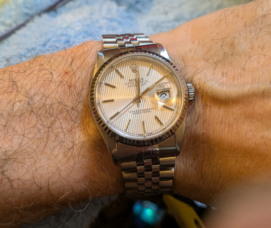 All Original Rolex Datejust ref 16234 Wrist Shot