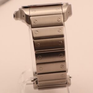 Cartier Santos 100 XL — Reference W200737G | Stainless Steel Automatic | Silver Roman Dial | Watch Only