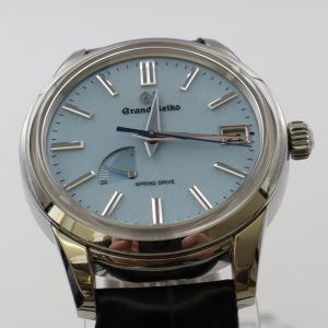 Grand Seiko SBGA407 Skyflake – Spring Drive, Full Set, Two Straps