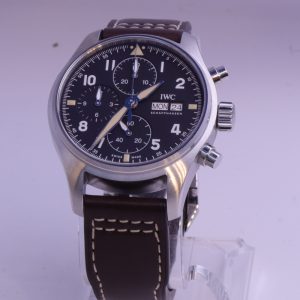 IWC Pilot’s Watch Chronograph Spitfire IW387903 Full Set Recent IWC Service